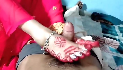 Babbari gets her feet nailed in a foot fetish scene