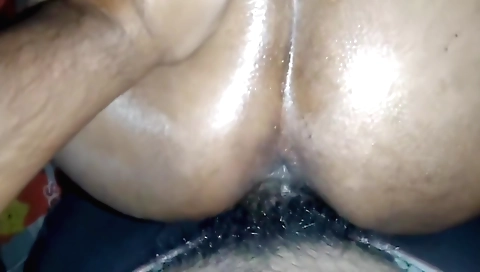 Busty brunette babe gets her anus fucked in a hot way