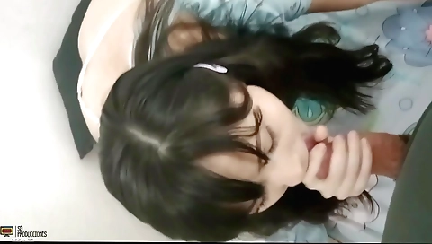 hairy indian teen 18+ gets penetrated with a dildo